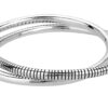 Double Multi Textured Full Bangle