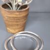 Double Multi Textured Full Bangle
