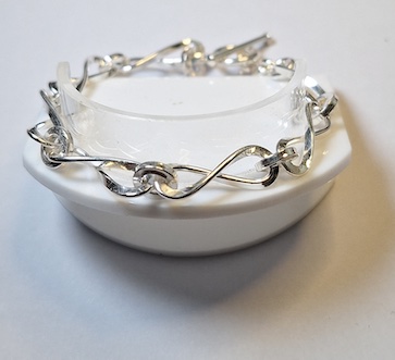 Screenshot Sterling Silver Infinity Bracelet
