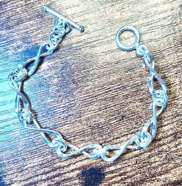 Screenshot Sterling Silver Infinity Bracelet