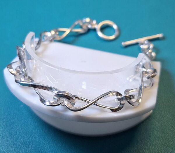 Screenshot Sterling Silver Infinity Bracelet