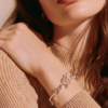 ZB0018 MODEL Sterling Silver Infinity Bracelet