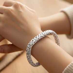 Square Dalmatian Full Bangle