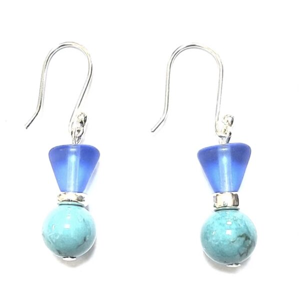 Elegant Turquoise Drop Earrings