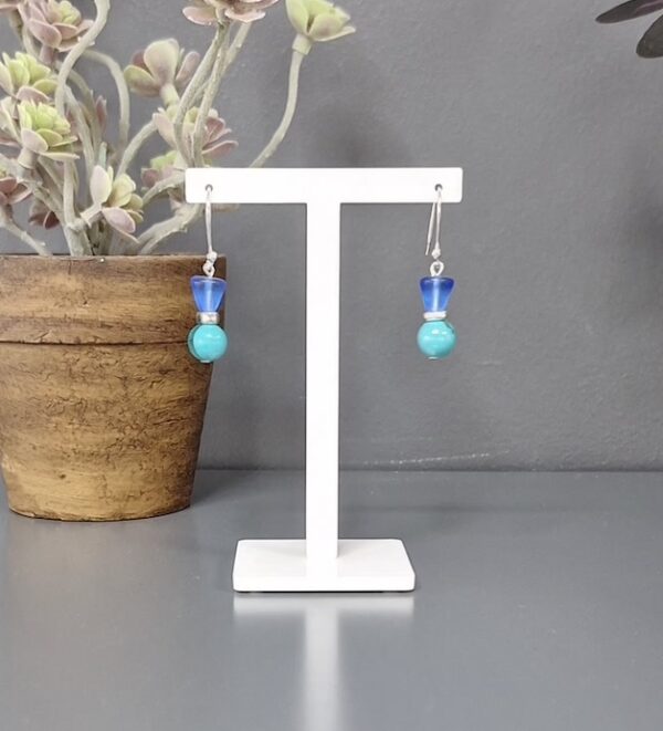 Elegant Turquoise Drop Earrings