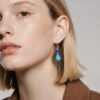 Elegant Turquoise Drop Earrings