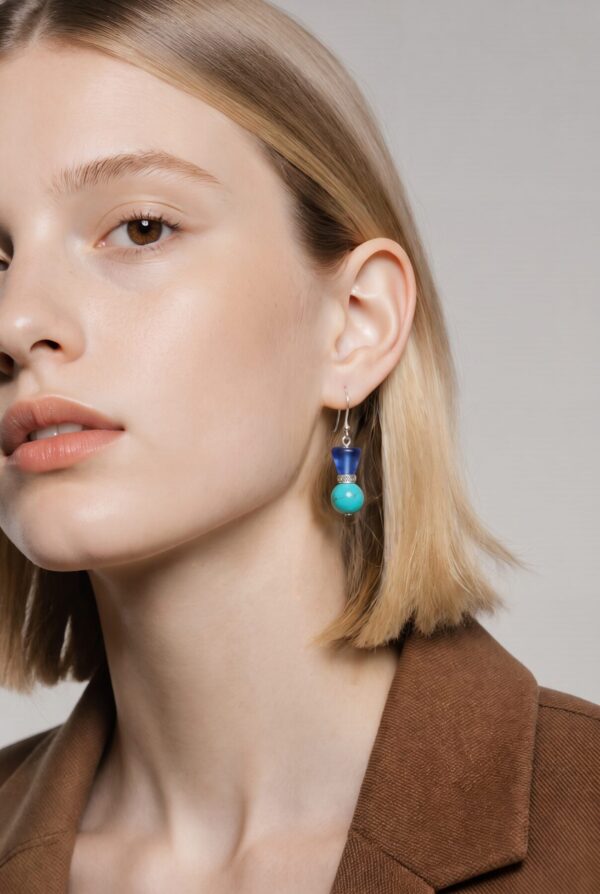 Elegant Turquoise Drop Earrings