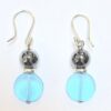 Elegant Hematite Disc Drop Earrings