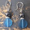 Elegant Hematite Disc Drop Earrings