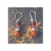 Elegant Goldstone Drop Earrings