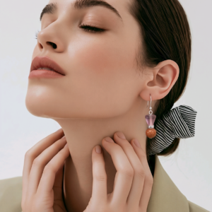 Elegant Goldstone Drop Earrings